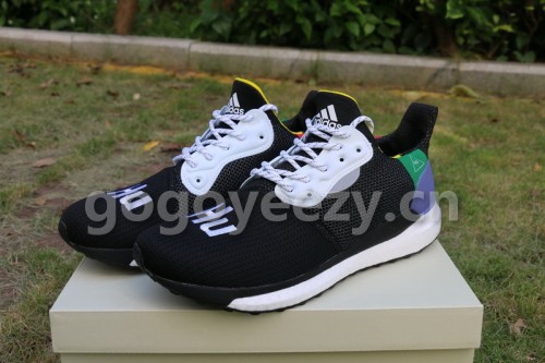 Authentic Pharrell Williams x AD Solar Hu Glide Black