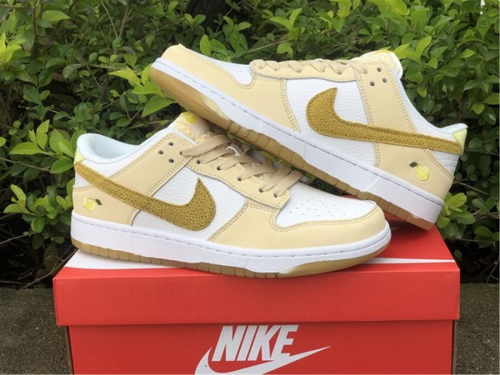 Authentic Nike Dunk Low Lemon Drop