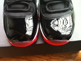 Authentic jordan 11 bred  man shoes(Christmas sale !)
