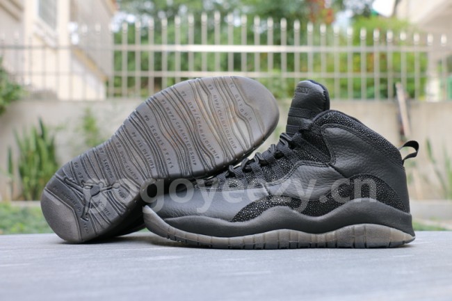 Authentic Air Jordan 10 “OVO” Black
