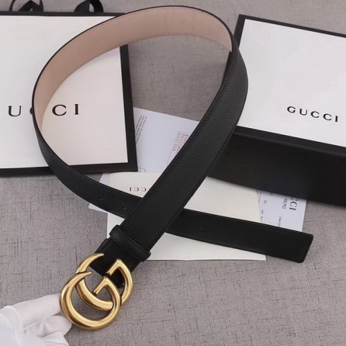 Super Perfect Quality G Belts(100% Genuine Leather,steel Buckle)-1815