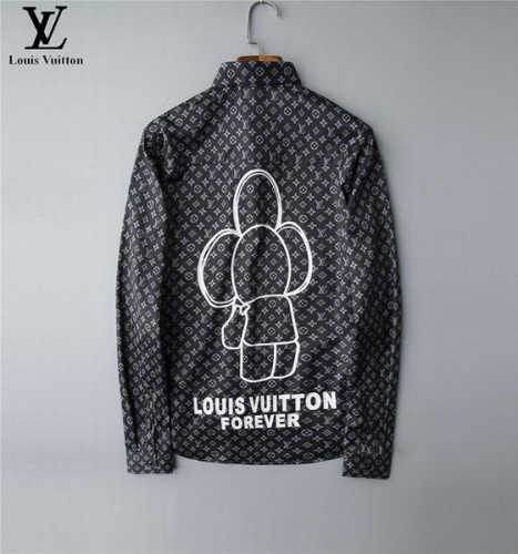LV long sleeve shirt men-035(M-XXXL)