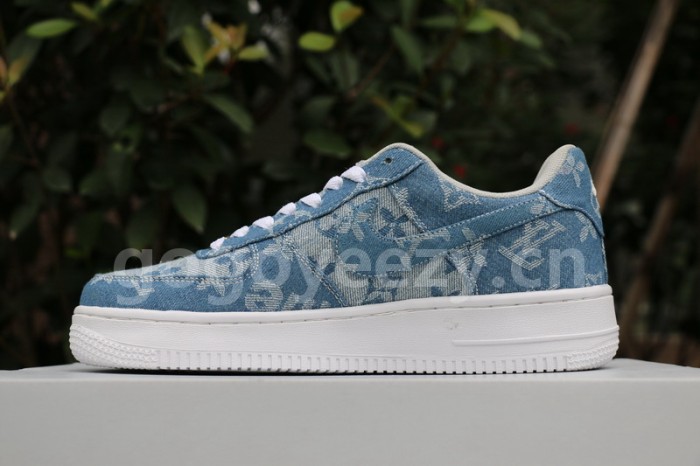Authentic Louis vuitton x Supreme x Nike Air Force 1 “Denim”