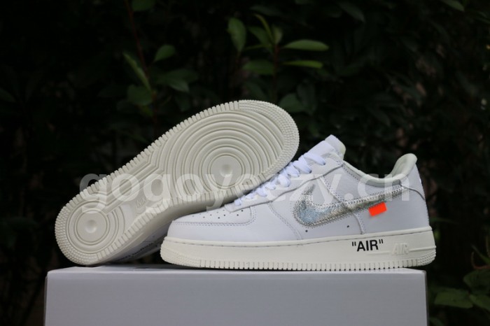 Authentic 2018 Off White x Moma Air Force 1 One Low White