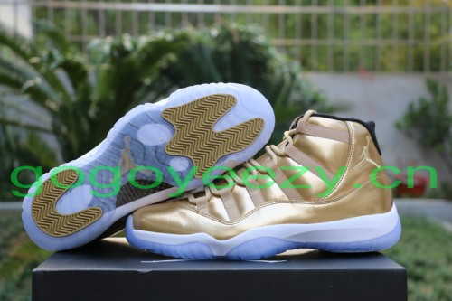 Authentic Air Jordan 11 Gold PE