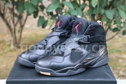 Authentic Air Jordan 8 OVO Black