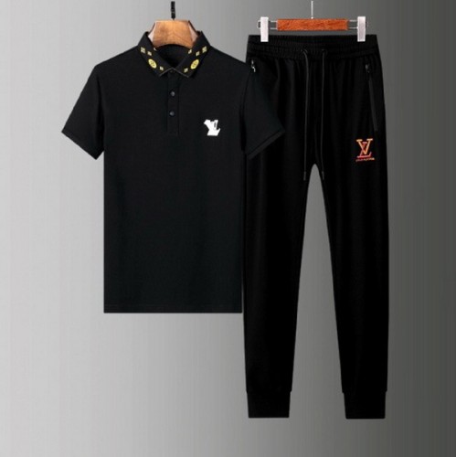 LV short sleeve men suit-019(M-XXXL)