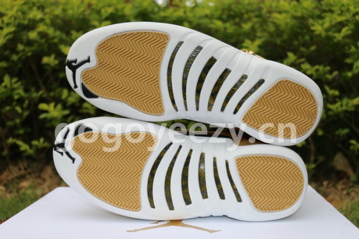Authentic Air Jordan 12 Gold