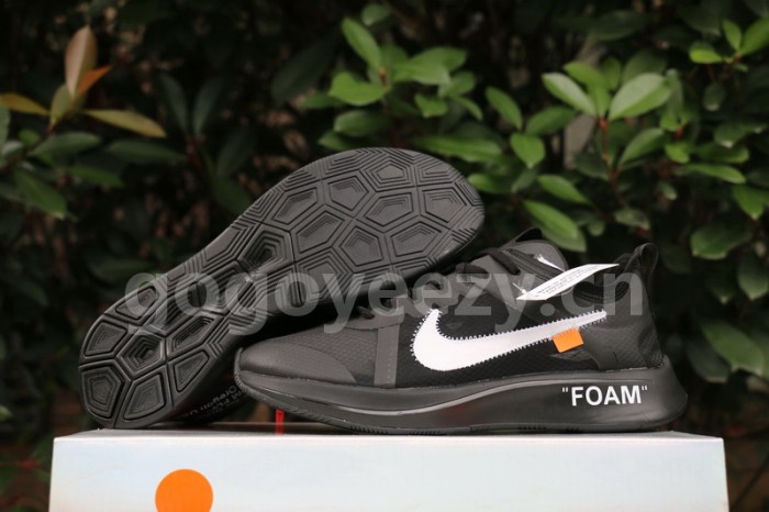 Authentic Off White x Nike Zoom Fly Black