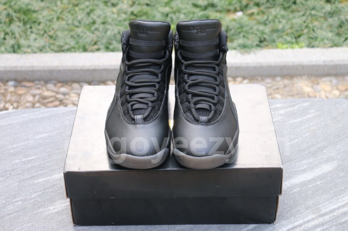 Authentic Air Jordan 10 “OVO” Black
