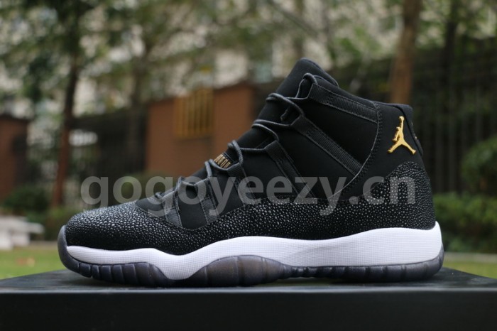 Authentic Air Jordan 11 PRM “Heiress” Black