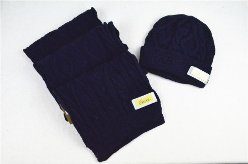 G Wool Cap Scarf AAA-015
