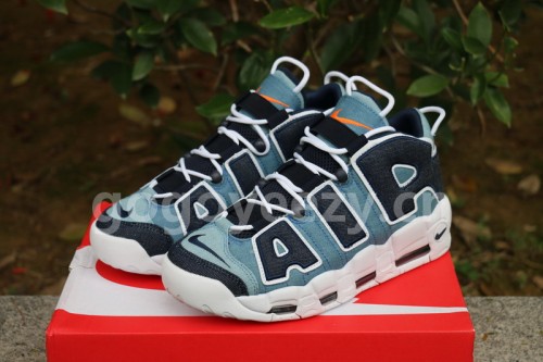 Authentic Air More Uptempo '96 QS  Denim   Women size