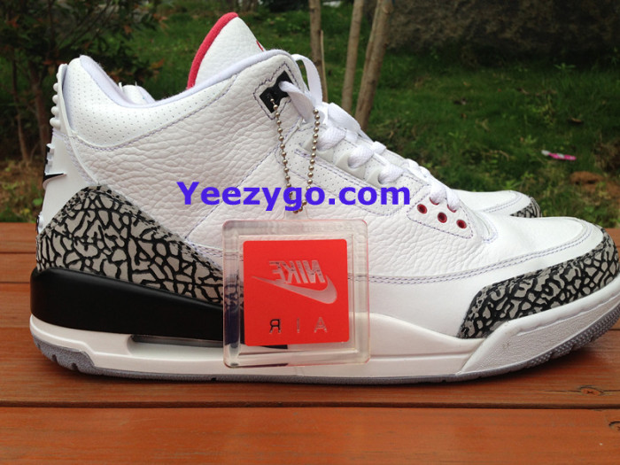 Authentic Air Jordan 3'88 “White Cement”