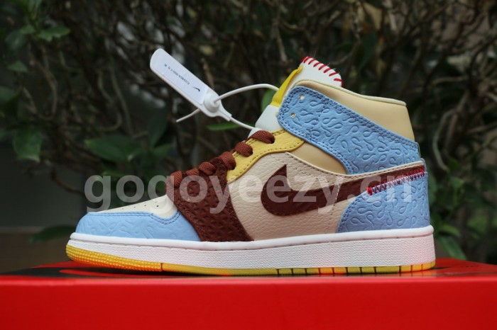 Authentic Maison Chateau Rouge x Air Jordan 1 High Mid