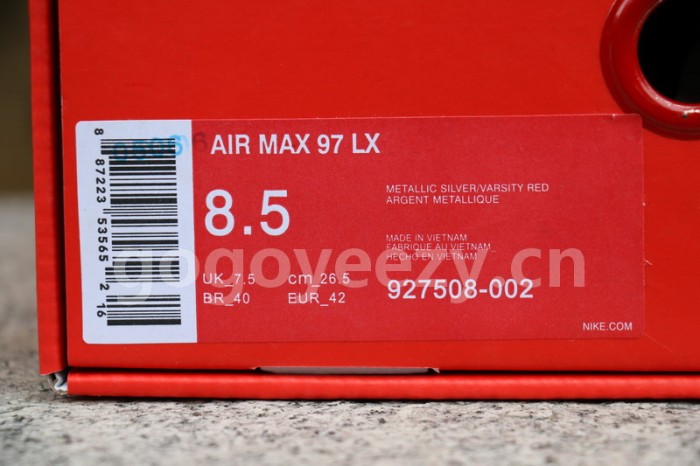 Authentic Nike Air Max 97 LX Silver