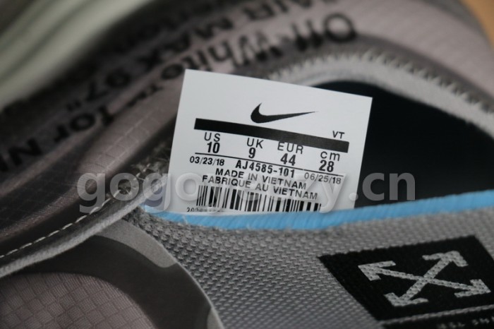 Authentic Off-White x Nike Air Max 97 Grey