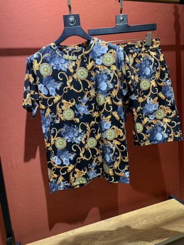Versace short sleeve men suit-076(S-XXL)