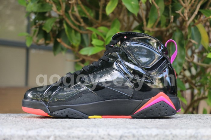 Authentic Air Jordan 7 WMNS “Black Patent Leather”
