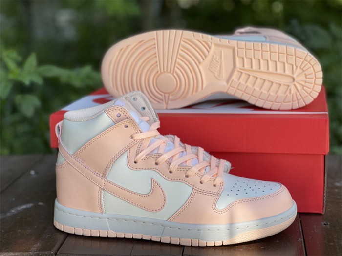 Authentic Nike Dunk High Crimson Tint