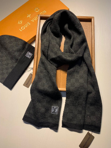 LV Wool Cap Scarf AAA-153