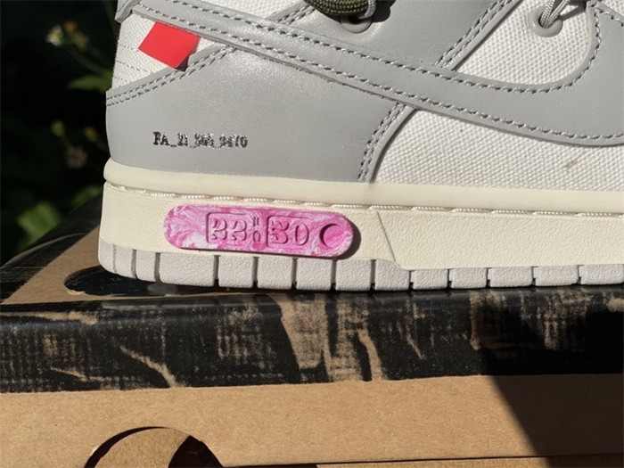 Authentic OFF-WHITE x Nike Dunk Low “The 50”  DM1602 124--22