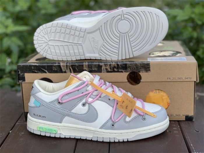 Authentic OFF-WHITE x Nike Dunk Low “The 50”   DM1602 109