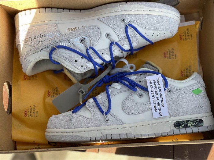 Authentic OFF-WHITE x Nike Dunk Low “The 50”   DJ0950 104