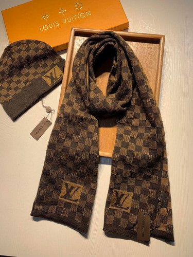 LV Wool Cap Scarf AAA-152