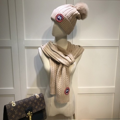Canada Wool Cap Scarf AAA-013