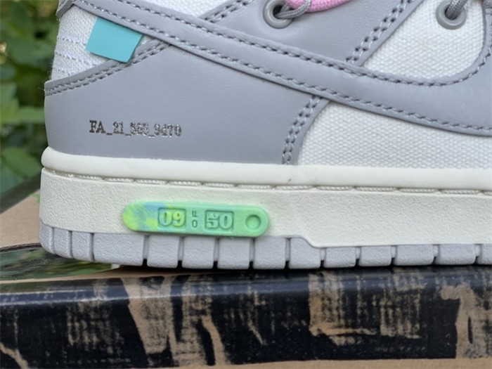 Authentic OFF-WHITE x Nike Dunk Low “The 50”   DM1602 109