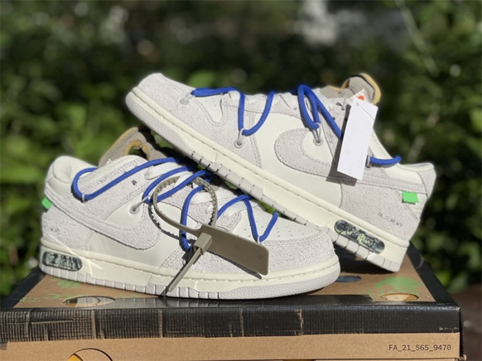 Authentic OFF-WHITE x Nike Dunk Low “The 50”   DJ0950 104