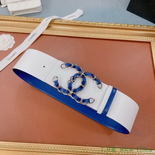 Super Perfect Quality CHNL Belts(100% Genuine Leather,steel Buckle)-260