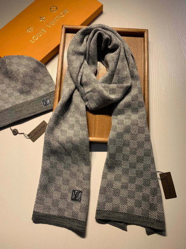 LV Wool Cap Scarf AAA-154