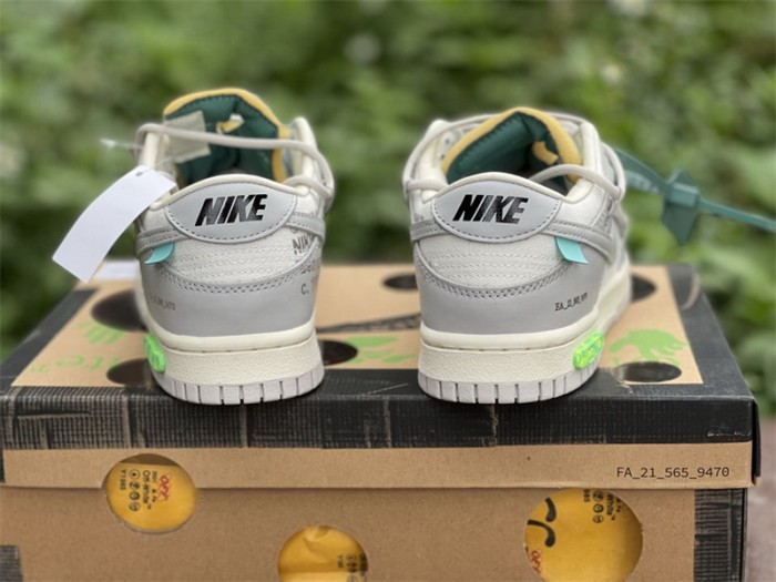 Authentic OFF-WHITE x Nike Dunk Low “The 50” DM1602 117