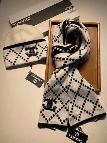 CHAL Wool Cap Scarf AAA-173