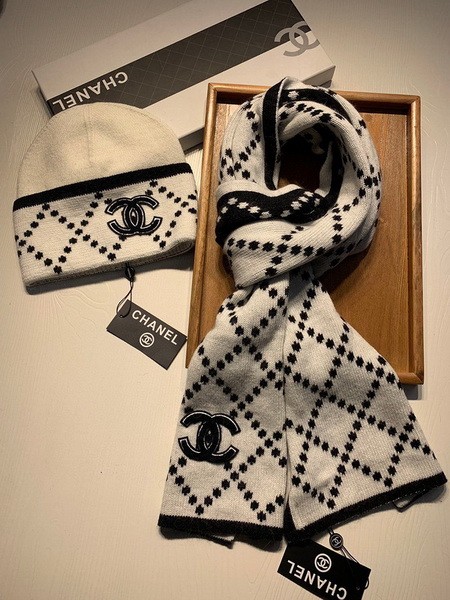 CHAL Wool Cap Scarf AAA-173