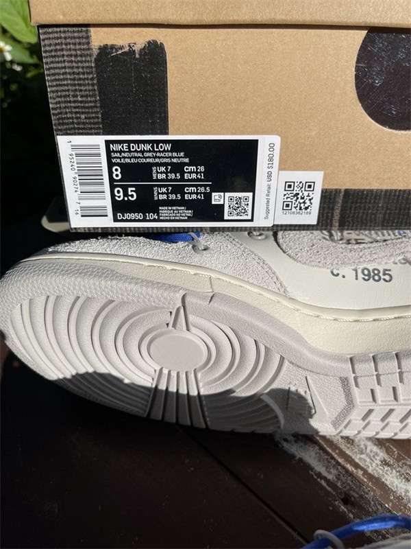 Authentic OFF-WHITE x Nike Dunk Low “The 50”   DJ0950 104
