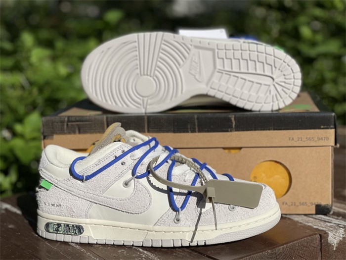 Authentic OFF-WHITE x Nike Dunk Low “The 50”   DJ0950 104