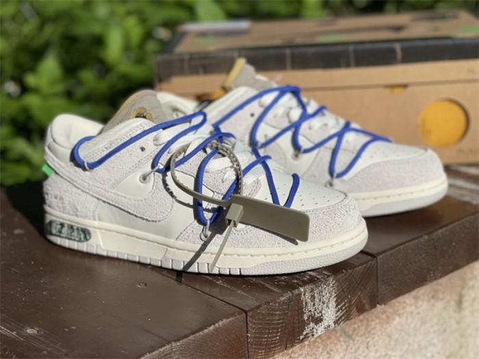 Authentic OFF-WHITE x Nike Dunk Low “The 50”   DJ0950 104