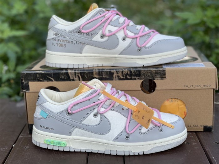 Authentic OFF-WHITE x Nike Dunk Low “The 50”   DM1602 109