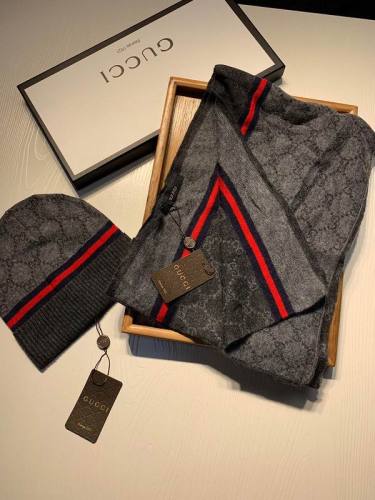 G Wool Cap Scarf AAA-179