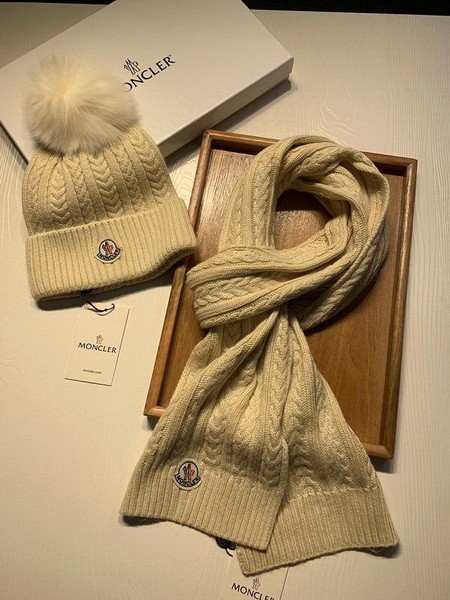 Moncler Wool Cap Scarf AAA-325