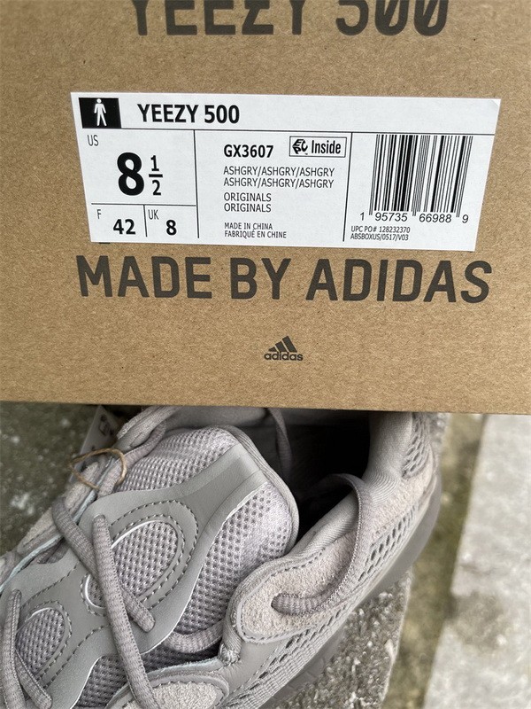 Authentic Yeezy Boost 500 Ash Grey