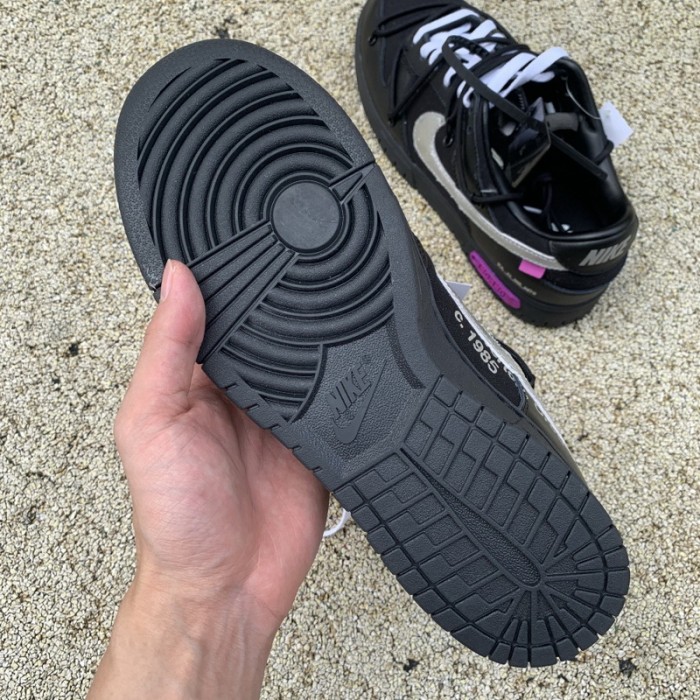 Authentic OFF-WHITE x Nike Dunk Low “The 50”  DM1602 001