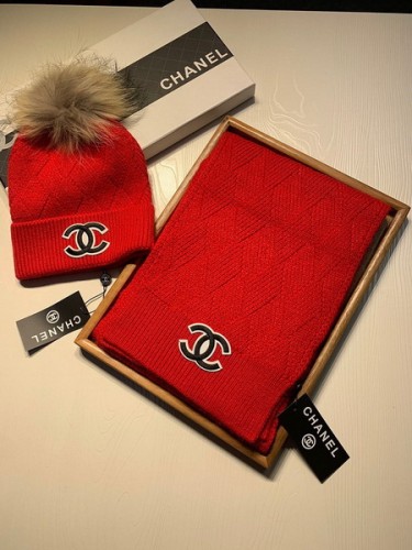 CHAL Wool Cap Scarf AAA-187
