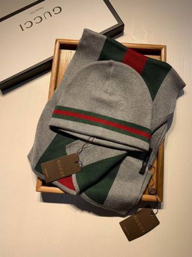G Wool Cap Scarf AAA-175
