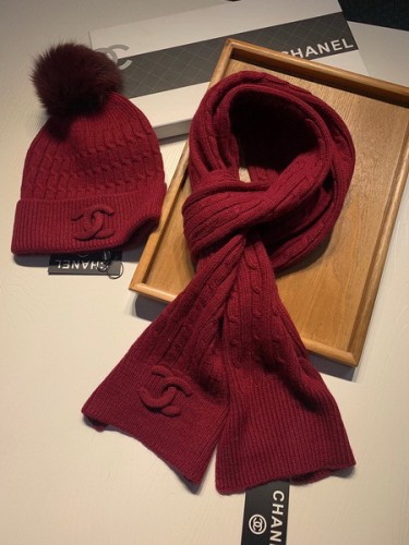 CHAL Wool Cap Scarf AAA-191