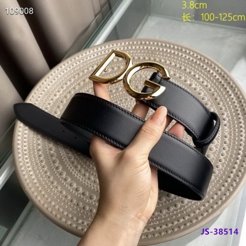Super Perfect Quality DG Belts(100% Genuine Leather,steel Buckle)-047