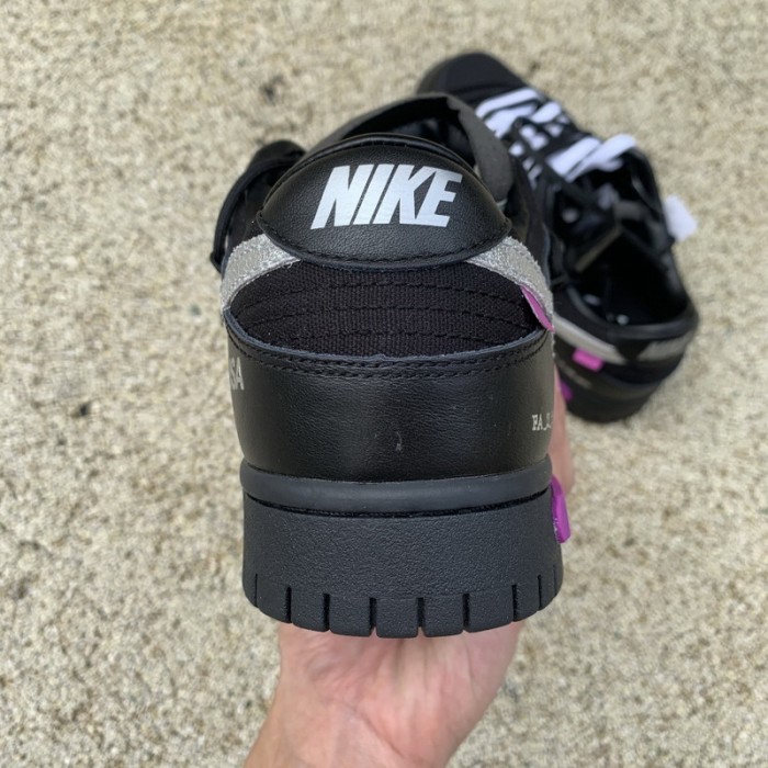 Authentic OFF-WHITE x Nike Dunk Low “The 50”  DM1602 001